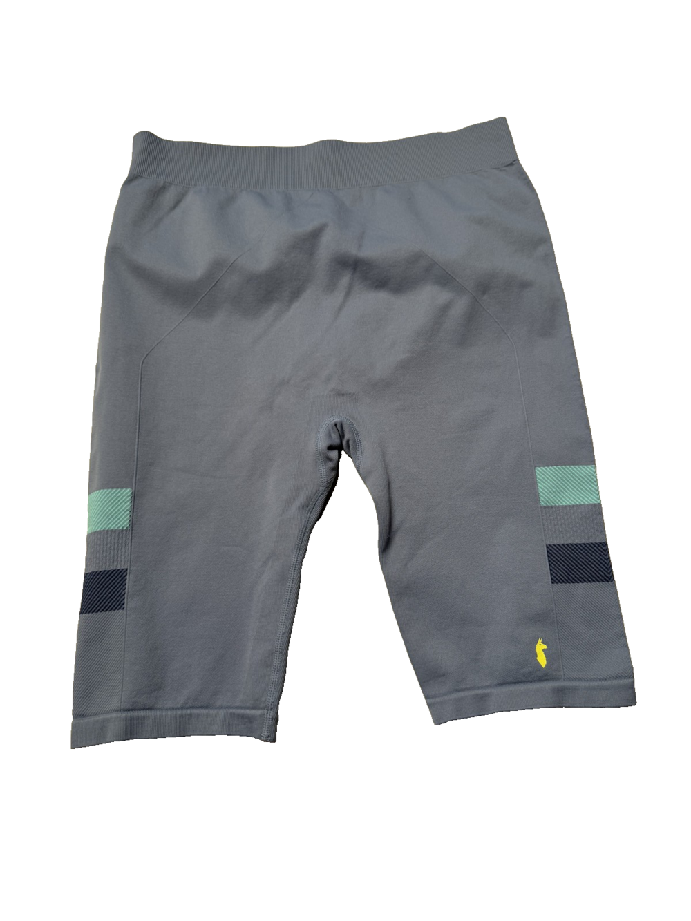 Cotopaxi Shorts Mens Medium Gray Stretch Athletic Performance Biker Cycling Logo